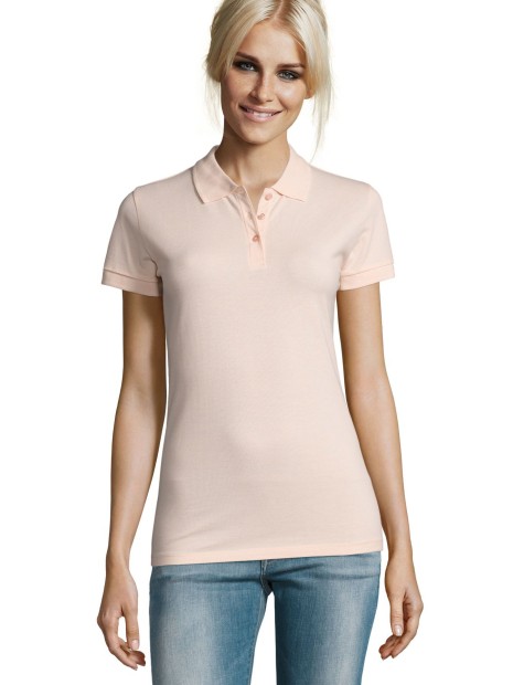 Polos à personnaliser SOL'S Perfect Women creamy pink