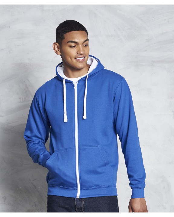 Sweater AWDIS VARSITY ZOODIE voor bedrukking &amp; borduring