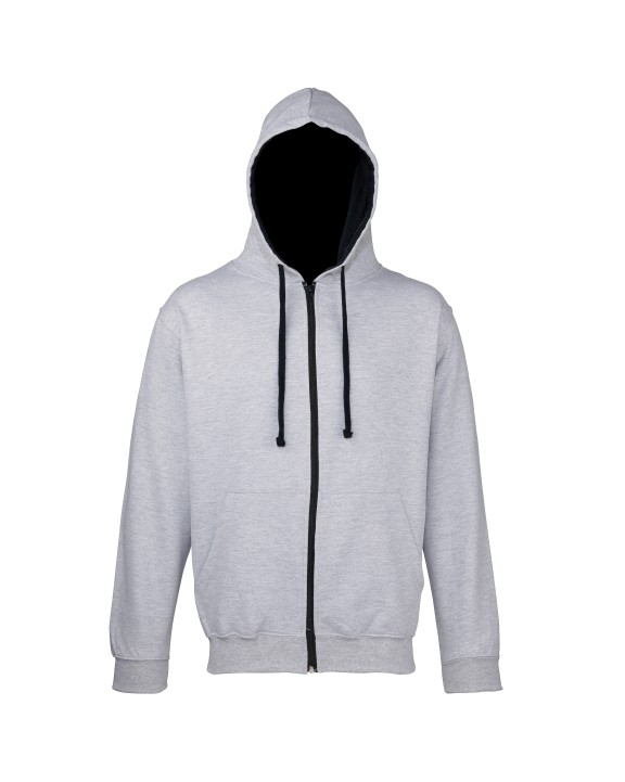 Sweater AWDIS VARSITY ZOODIE voor bedrukking &amp; borduring
