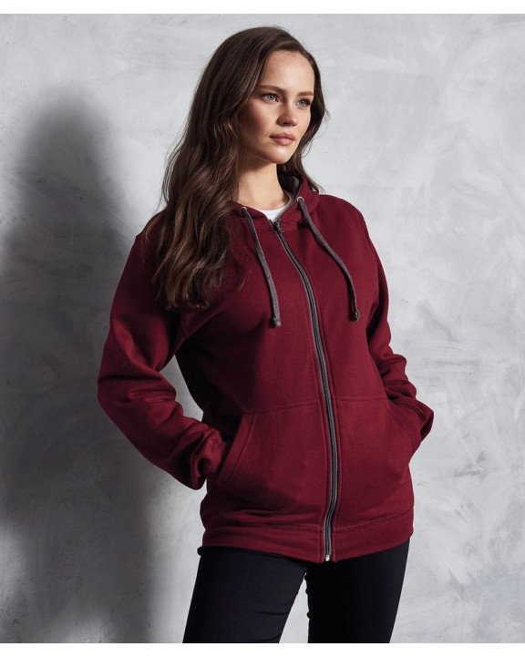 Sweater AWDIS VARSITY ZOODIE voor bedrukking &amp; borduring