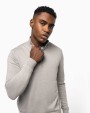 KARIBAN Herrenpullover mit 1/4-Reißverschluss Pullover personalisierbar