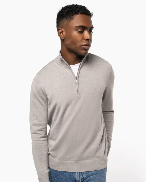 Pull personnalisable KARIBAN Pull 1/4 zip homme
