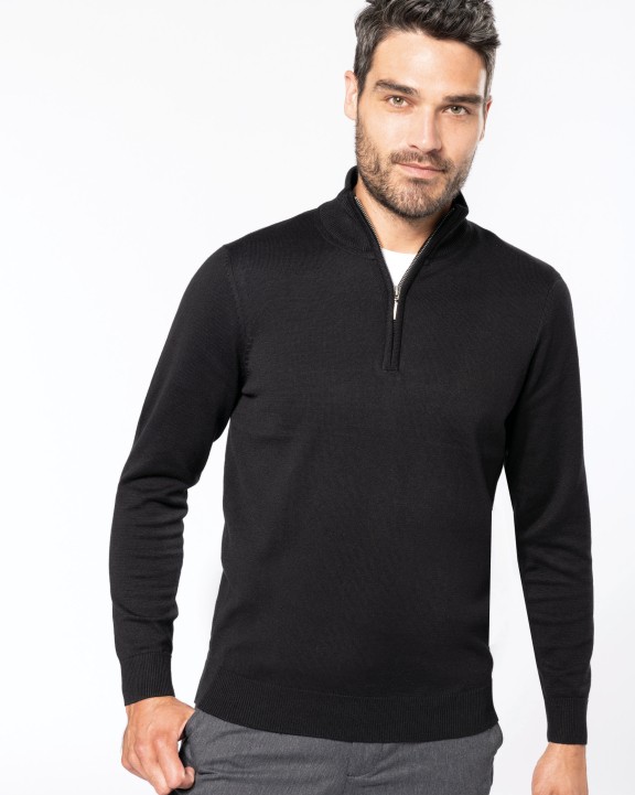 Pull personnalisable KARIBAN Pull 1/4 zip homme