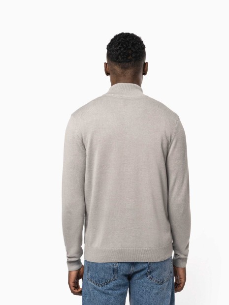 Pulls à personnaliser KARIBAN Pull 1/4 zip homme 