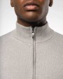 KARIBAN Herrenpullover mit 1/4-Reißverschluss Pullover personalisierbar