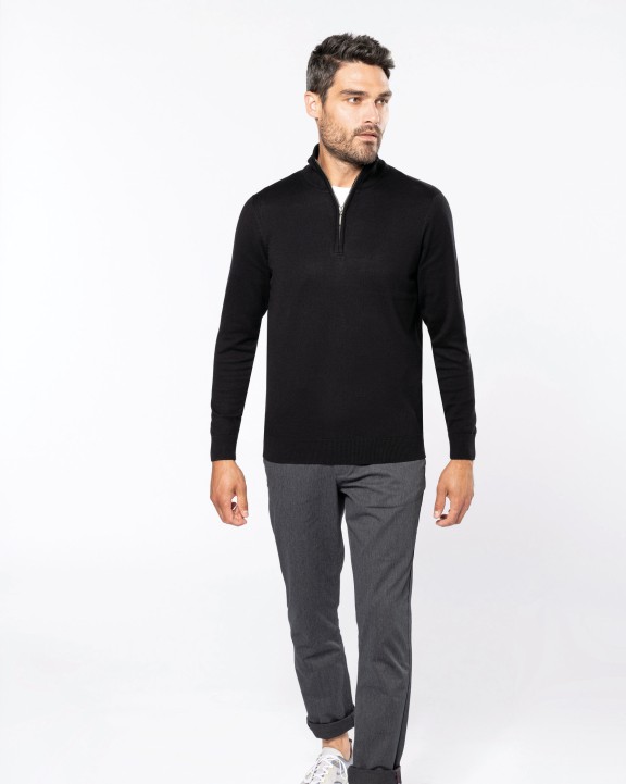 Pull personnalisable KARIBAN Pull 1/4 zip homme