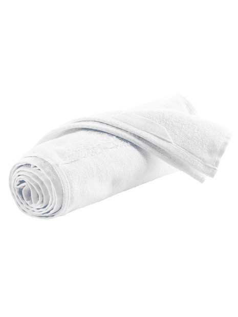 KARIBAN Serviette de sport blanc personnalisable