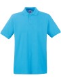 FOL Polo Premium (63-218-0) bleu azur personnalisable