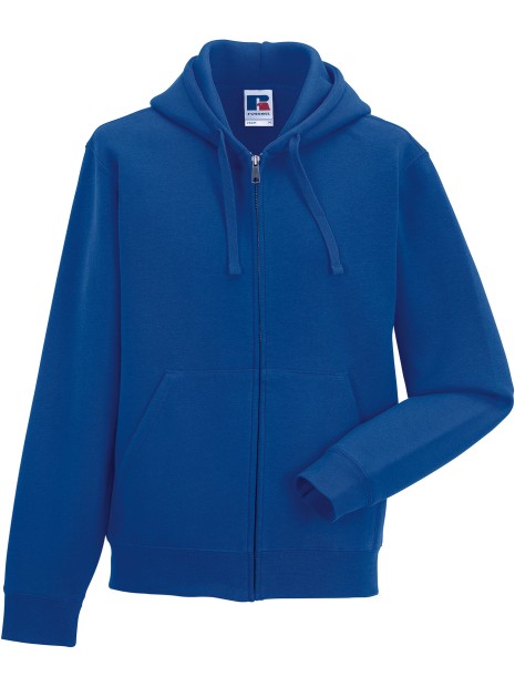 RUSSELL Sweat-shirt zippé capuche Authentic homme bright royal personnalisable
