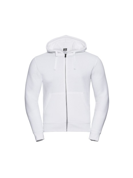 RUSSELL Sweat-shirt zippé capuche Authentic homme blanc personnalisable