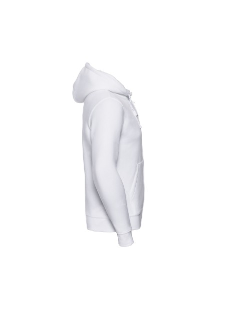 RUSSELL Sweat-shirt zippé capuche Authentic homme blanc personnalisable