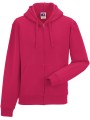 RUSSELL Sweat-shirt zippé capuche Authentic homme FUCHSIA personnalisable