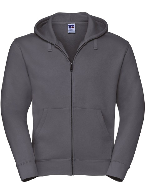 RUSSELL Sweat-shirt zippé capuche Authentic homme gris convoi personnalisable