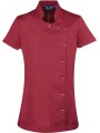 PREMIER Tunique boutonnée "Orchid" bordeaux personnalisable