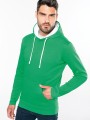 Sweat-shirts à personnaliser KARIBAN Sweat-shirt capuche contrastée homme 