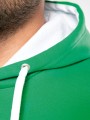 Sweat-shirts à personnaliser KARIBAN Sweat-shirt capuche contrastée homme 