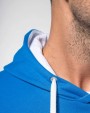 Sweat-shirt personnalisable KARIBAN Sweat-shirt capuche contrastée homme