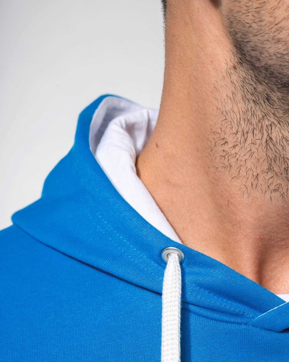 Sweat-shirt personnalisable KARIBAN Sweat-shirt capuche contrastée homme