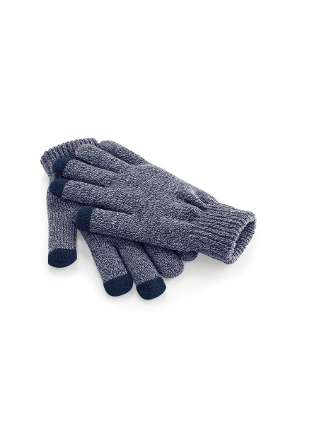 BEECHFIELD Gants pour écran tactile heather bleu marine personnalisable