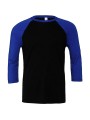 BELLA-CANVAS UNISEX 3/4 SLEEVE BASEBALL TEE  personnalisable
