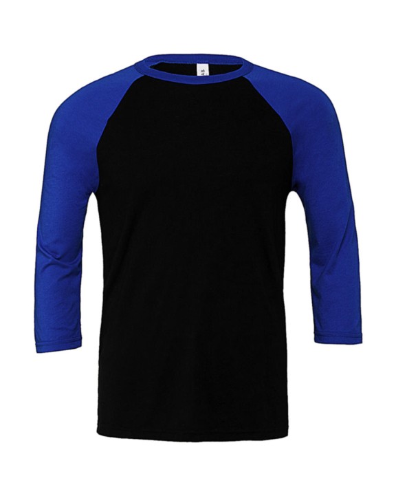 BELLA-CANVAS Unisex 3/4 Sleeve Baseball Tee T-Shirt personalisierbar