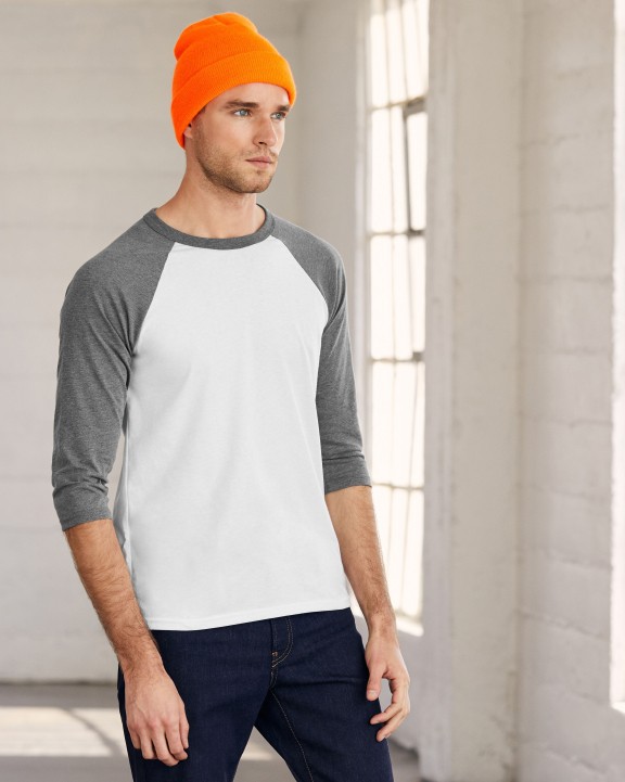 BELLA-CANVAS Unisex 3/4 Sleeve Baseball Tee T-Shirt personalisierbar
