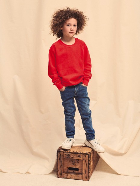 Sweat-shirts à personnaliser FOL Sweat-shirt enfant manches raglan (62-039-0) 