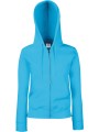 FOL Sweat-shirt femme zippé capuche Premium (62-118-0)  personnalisable