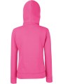 FOL Sweat-shirt femme zippé capuche Premium (62-118-0) FUCHSIA personnalisable