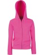 Sweat-shirt personnalisable FOL Sweat-shirt femme zippé capuche Premium (62-118-0)