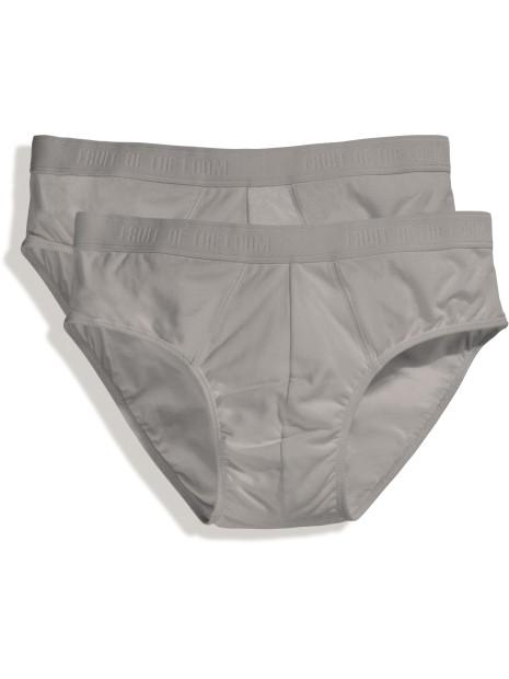 FOL Pack - 2 slips Classic (67-018-7) gris clair marl personnalisable