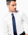 Hemd KARIBAN Getailleerd heren non-iron overhemd lange mouwen voor bedrukking &amp; borduring