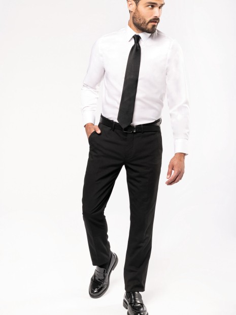 Chemises à personnaliser KARIBAN Chemise ajustée manches longues sans repassage 