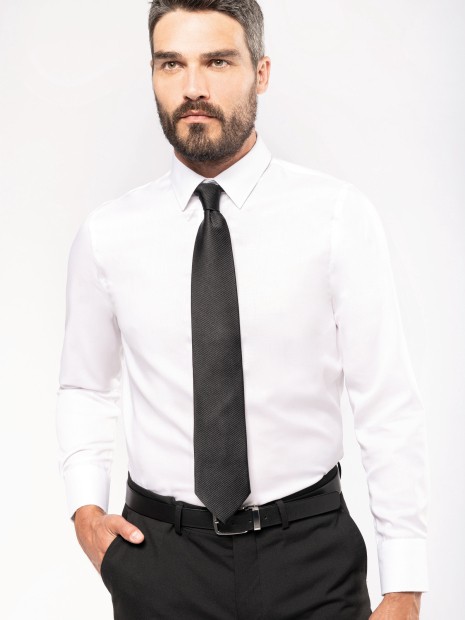 Chemises à personnaliser KARIBAN Chemise ajustée manches longues sans repassage 