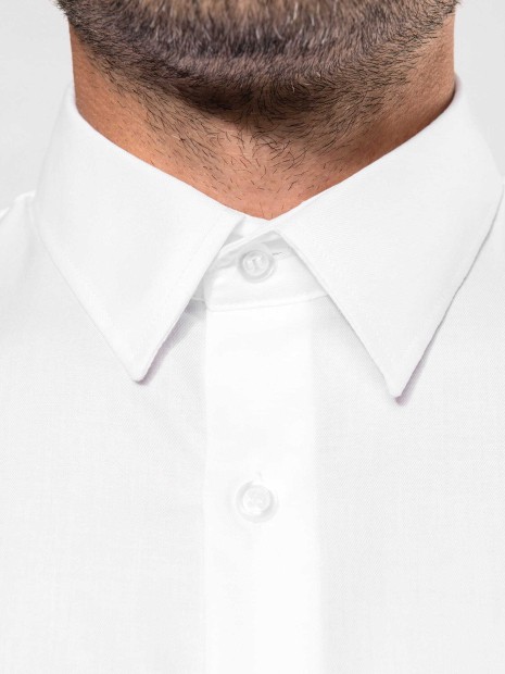 Chemises à personnaliser KARIBAN Chemise ajustée manches longues sans repassage 