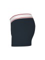 KARIBAN Boxer navy / white / red stripes personnalisable