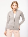Pulls à personnaliser KARIBAN Cardigan zippé femme 