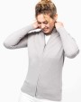 KARIBAN Damen Cardigan mit Reißverschluss Pullover personalisierbar