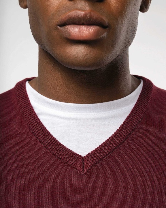 Trui KARIBAN Heren pullover met v-hals voor bedrukking &amp; borduring