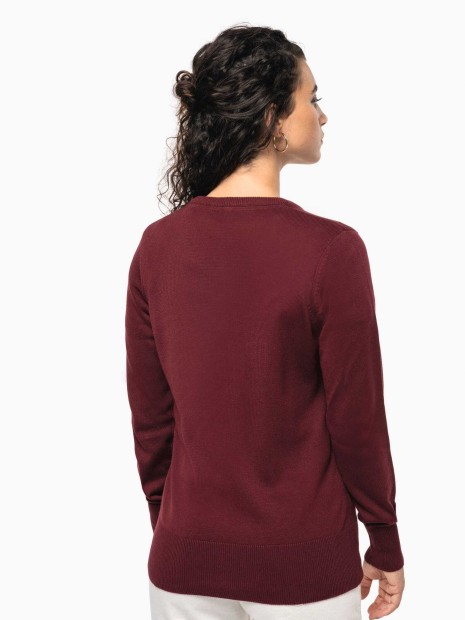 Pulls à personnaliser KARIBAN Pull col V femme 