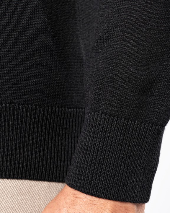 KARIBAN Herren Pullover Rundhals Pullover personalisierbar