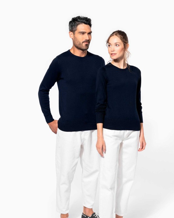 KARIBAN Herren Pullover Rundhals Pullover personalisierbar