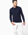 KARIBAN Herren Pullover Rundhals Pullover personalisierbar