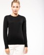 KARIBAN Damen Pullover Rundhals Pullover personalisierbar