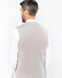 KARIBAN Herren pullunder v-ausschnitt Pullover personalisierbar