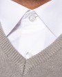 KARIBAN Herren pullunder v-ausschnitt Pullover personalisierbar