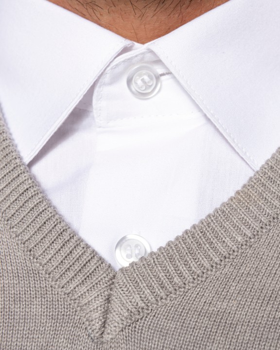 Trui KARIBAN Heren spencer met v-hals voor bedrukking &amp; borduring