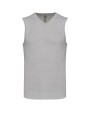 KARIBAN Herren pullunder v-ausschnitt Pullover personalisierbar