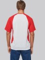 T-Shirts à personnaliser PROACT T-shirt de sport bicolore manches courtes unisexe 
