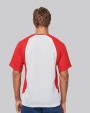 T-shirt personnalisable PROACT T-shirt de sport bicolore manches courtes unisexe